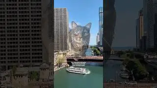 Backdrop of every scenic view   #cats #funnycats #catshorts #trending #catcontent