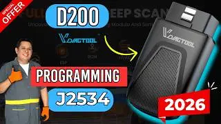VdiagTool D200 OBD2 Scanner Bluetooth 2026