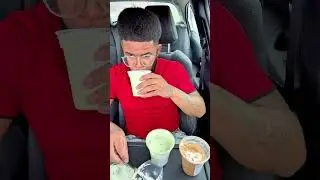 Starbucks Pumpkin Spice Frappe x Iced Matcha | Secret Menu Drink Hack 🤯🍵🎃