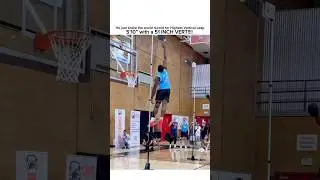 5&rsquo;10&rdquo; + 51&rdquo; Vertical Leap 🤯 World Record jump #teamflightbrothers