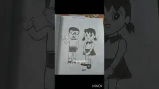 How To Draw NOBITA & SHIZUKA#Stepbystep#Drawingforkids#EseyNobita&ShizukaDrawing#Doremoon#Cartoon