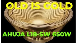 Ahuja 18inch 650watt speaker full testing|Ahuja dj speaker|ahuja 650 watt