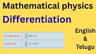 Mathematical physics Differentiation 