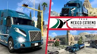 ATS MEXICO EXTREMO - MEGA MAP ★ Volvo VNL 2018 🔴 LIVE [#386] AMERICAN TRUCK SIMULATOR