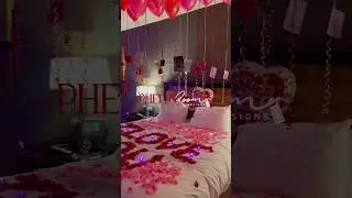 Romantic room 😍💕 #roses #redroses #florist #romanticdecor