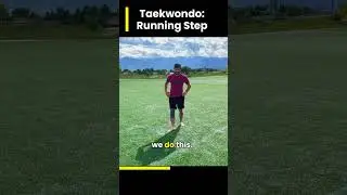 Taekwondo Running Step #taekwondo #footwork #learnmartialarts