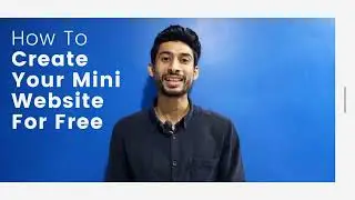 How to create your mini website for free