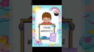 Tracing Worksheet for kids #worksheets #worksheetforkids #tracingworksheets #Study #Education #Fun