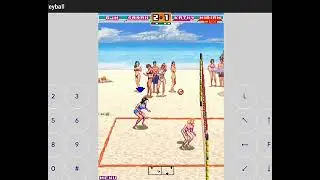 Bikini Volleyball - Java Games (World Tour, Gameplay, Cropped) J2ME Loader.