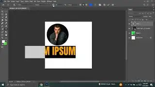 Master the Typography and Clip Mask in Photoshop | How to write text & place picture inside | Day 6
