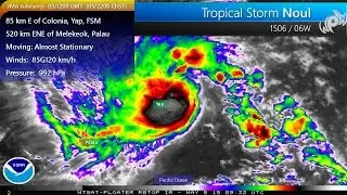 Tropical Storm Noul passing through Yap, may threaten Philippines this weekend