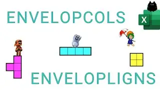 Excel : les fonctions Envelopcols et Envelopligns (Wrapcols, Wraprows)