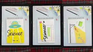Top 10 Science Notebook Cover Ideas &mdash; Aesthetic, Easy & Creative 🔬✨ | Digital Front Page