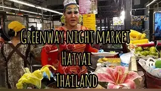 Jualan Rujak Sampe Kek Gitu? | Nyoba Makanan Halal di Greenway Night Market Hatyai Thailand Selatan