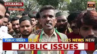 Auto Drivers Union in Gulbarga Stages Protest March from Jagat Circle to DC Office