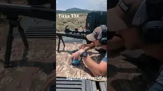 Tikka T3X with Sightmark Presidio long range shooting