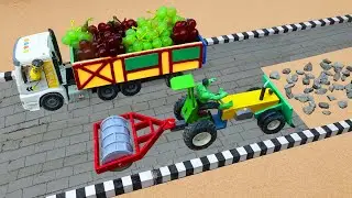 Diy tractor mini Bulldozer to making concrete road | Construction Vehicles, Road Roller