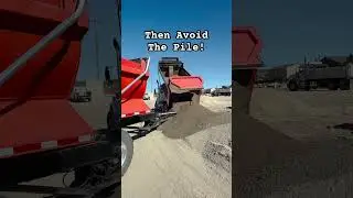 How to dump truck with Trailer Still hooked up 🤔