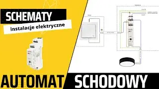Prosty Schemat Podłączenia Automatu Schodowego krok po kroku.