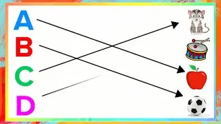 Lkg class english worksheet | Match the letters with pictures | English worksheet | littlelearntime