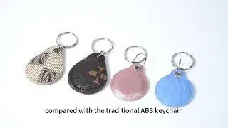 Premium NFC Leather Key Fobs | Smart, Stylish, and Reusable | KEL19 21