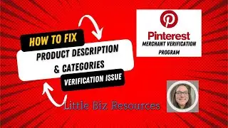 Pinterest Verified Merchant: Merchant's product description and categories do not meet requirements