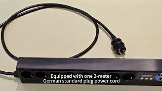 APRO Intelligent PDU: 8-Outlet German Standard, Independently Controlled & Remote-Enabled!
