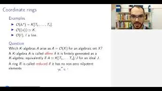 2.2 Coordinate rings (Commutative Algebra and Algebraic Geometry)