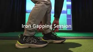 First Simulator Session with the Vice Fuse Golf Shoes - Iron Gapping Session