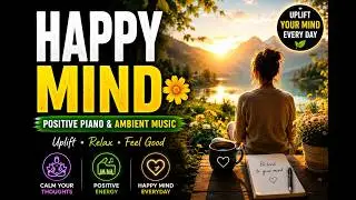 Happy Mind 🌼 | Positive Piano & Ambient music Uplift MentalCalm