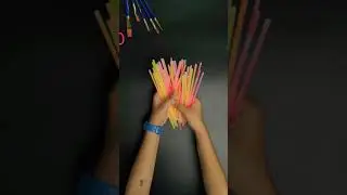 Let&rsquo;s unbox glow sticks 🤩 #art #unboxing #glowsticks #shorts
