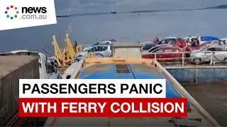 Ferry collision sparks panic in Brazil