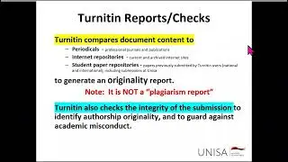 Honours and PG Research Training Workshop - Turnitin
