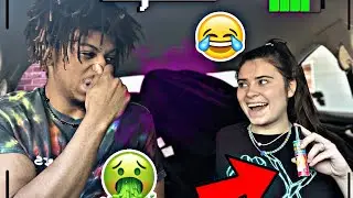 FART SPRAY PRANK ON BOYFRIEND! *HE ALMOST THREW UP*