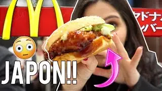 ASI es MCDONALDS en JAPON!!! 🐟 CAMARONES Y TERIYAKI? Steph T