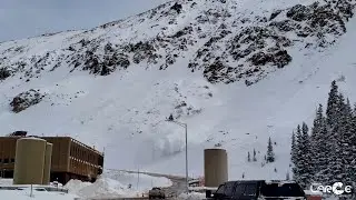 Eisenhower Tunnel Avalanche Blasting 12.15.19 shot by Joseph Large - Phone video