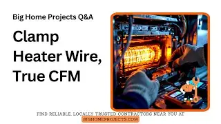 Clamp Heater Feed Wire for True CFM Readings &mdash; Temp Rise Guide