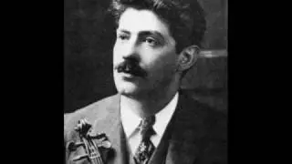 Kreisler plays Brahms' Hungarian Dance # 17, f minor