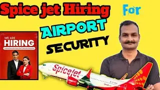 ✈️ Airport security vacancy 2024 | spice jet airlines vacancy 2024 🔥