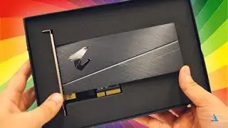 Aorus RGB AIC NVME SSD 1TB REVIEW and UNBOXING w/ BENCHMARKS!