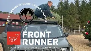 ASSEMBLING the FRONT RUNNER SLIMLINE II Roof Rack & install on a Jeep Renegade 4xe | HIT THE TRAIL