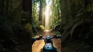 POV: You're riding through paradise on two wheels  🌄🏍️ #POVRide #motorcyclejourney  #natureescape