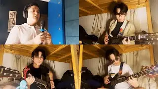 Line Without a Hook - Ricky Montgomery | Virtual Band cover | Ethan and Migz