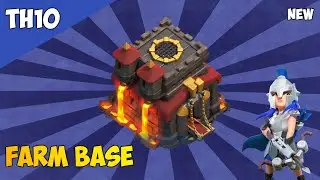 Top 5 Best Farming Bases For Th10 | Th 10 Farming Base With Link 2023 - Clash Of Clans