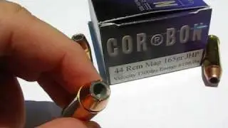 44 Magnum - CorBon 165 Gr. JHP - Ammo Test