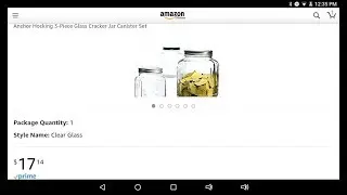 Anchor Hocking 3-Piece glass jar canister set , BIGEIZ Jar challenge