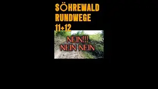 S&ouml;hrewald Rundwege 11+12 vom Parkplatz Franzosentriesch ausgehend ☠️☠️☠️ #wanderer #wandern #wald
