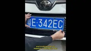 Custom Car License Plate Frame With Logo