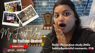 A Day In Life Of A Cuet Pg Aspirant|My First Vlog|Roli Kaushal