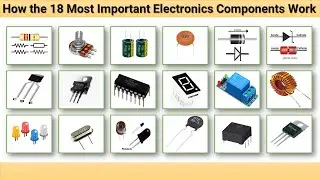 18 Basic  Electronics Components and their functions @CircuitInfo  #electrical #diy #like